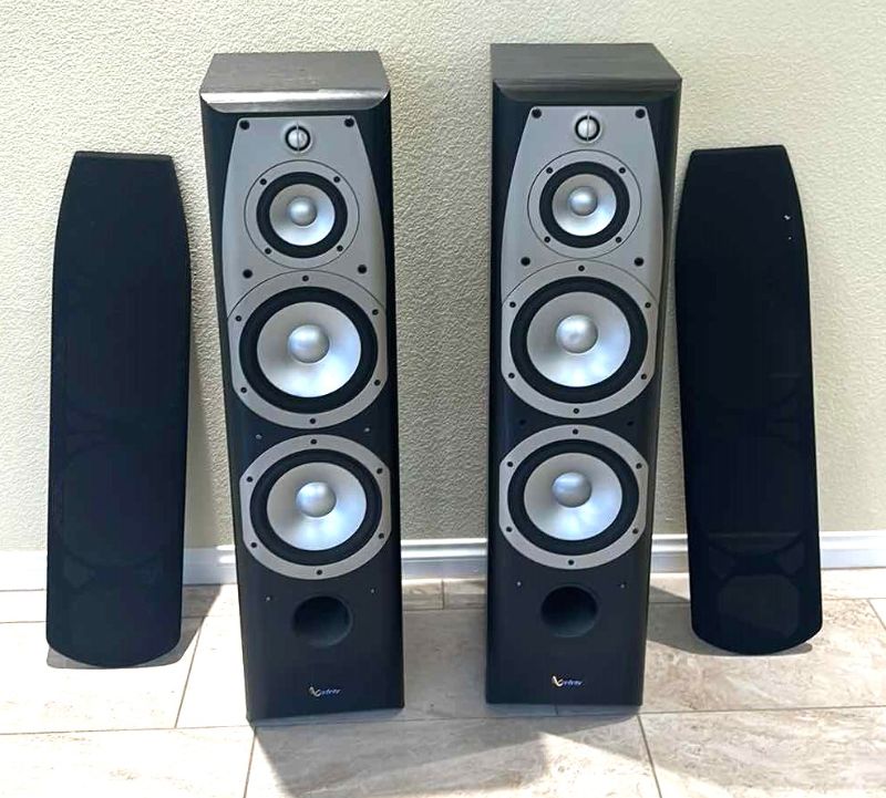 Photo 1 of 2 INFINITY ALPHA 50 TALL TOWER SPEAKERS 10” x 14” x 40”