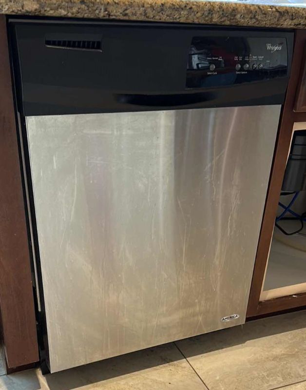 Photo 1 of WHIRLPOOL STAINLESS STEEL AUTOMATIC DISHWASHER