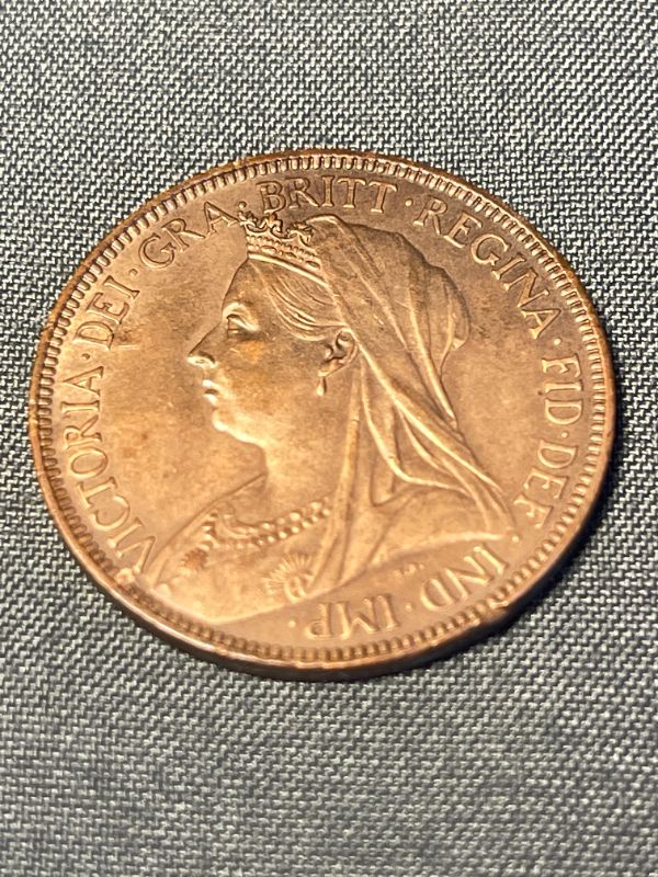 Photo 1 of 1901 GREAT BRITAIN 1/2 PENNY