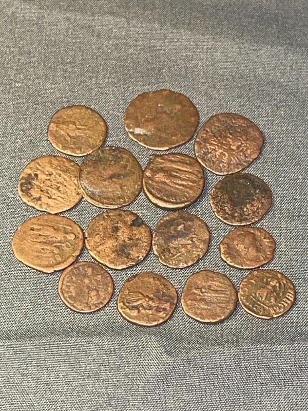 Photo 1 of 15 ANCIENT ROME BRONZE COINS 2,000 YEARS OLD MIXED EMPERORS