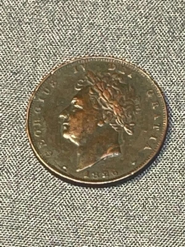 Photo 1 of 1826 GREAT BRITAIN FARTHING