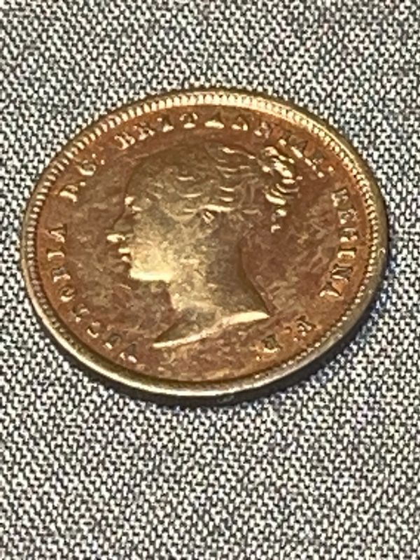 Photo 1 of 1844 GREAT BRITAIN 1/2 FARTHING