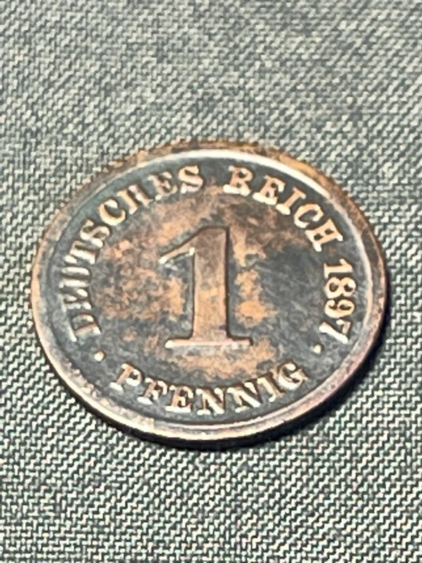 Photo 2 of 1897-G GERMAN PFENNIG