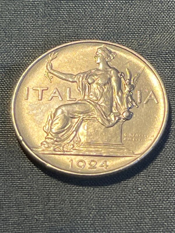 Photo 1 of 1924-R ITALIAN BVONO COIN