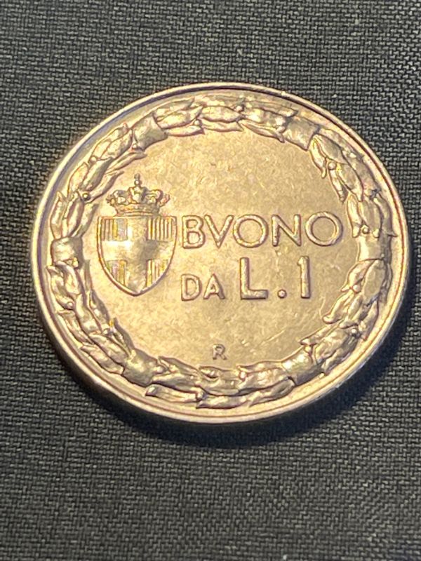 Photo 2 of 1924-R ITALIAN BVONO COIN