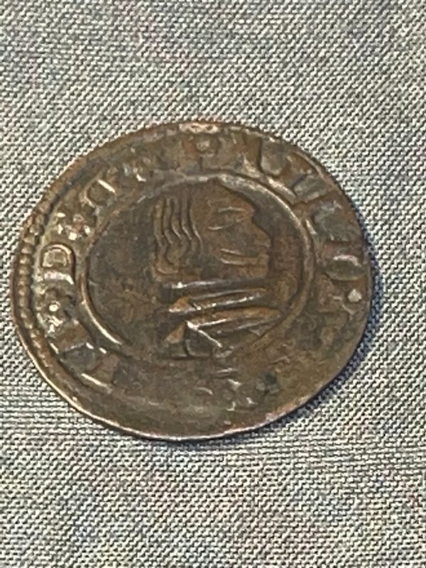 Photo 2 of 1663-R SPANISH 8 MARAVEDIS COIN