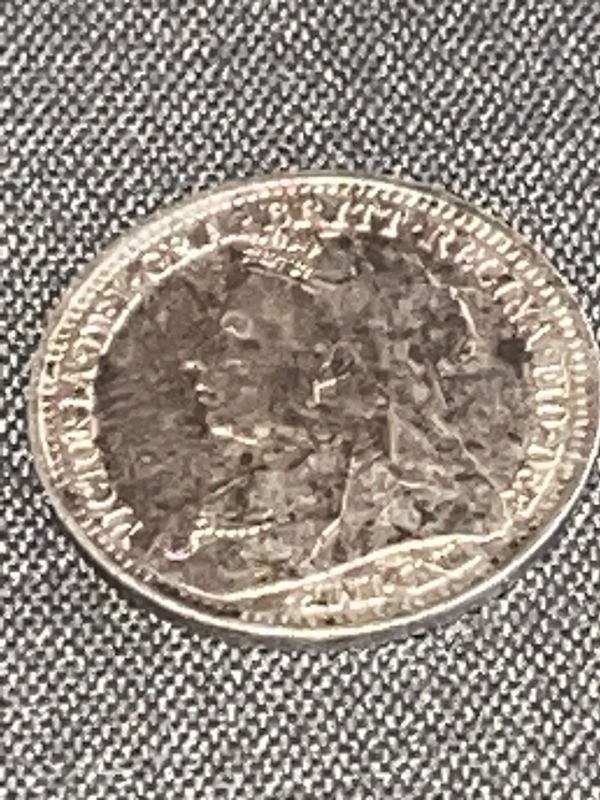 Photo 1 of 1848 GREAT BRITAIN 3 PENCE COIN