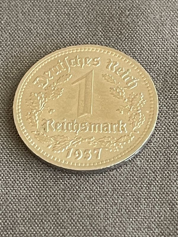 Photo 1 of 1937-3 GERMANY REICHSMARK COIN