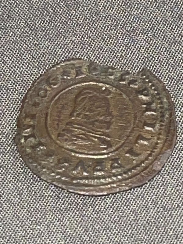 Photo 1 of 1683 SPANISH 8 MARAVEDIS COIN