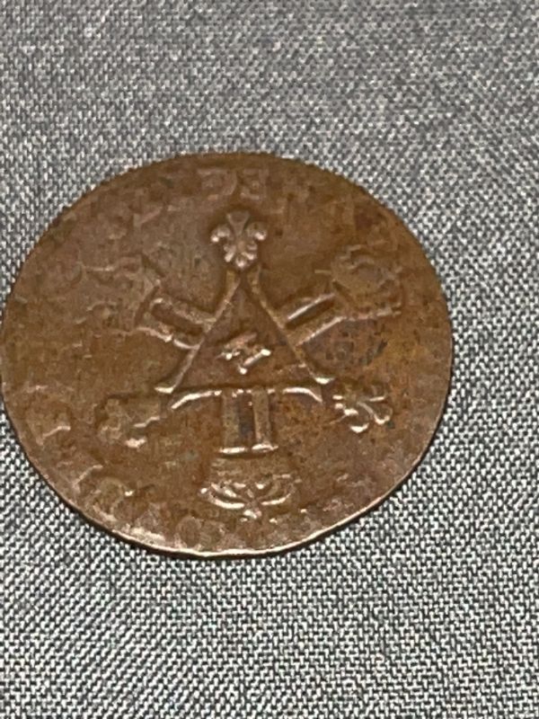 Photo 2 of 1711/12 H FRENCH 6 DENIERS COIN