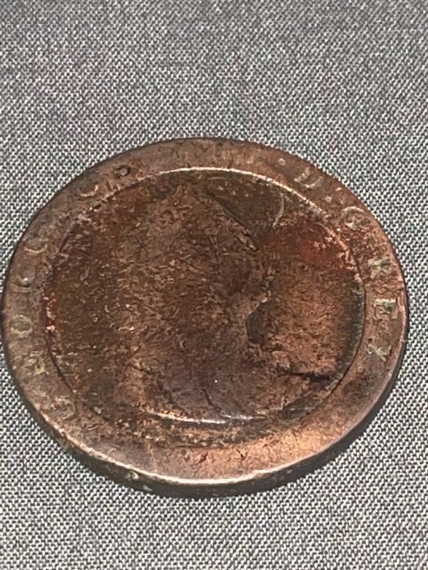 Photo 2 of 1797 GREAT BRITAIN PENNY PENNY COIN