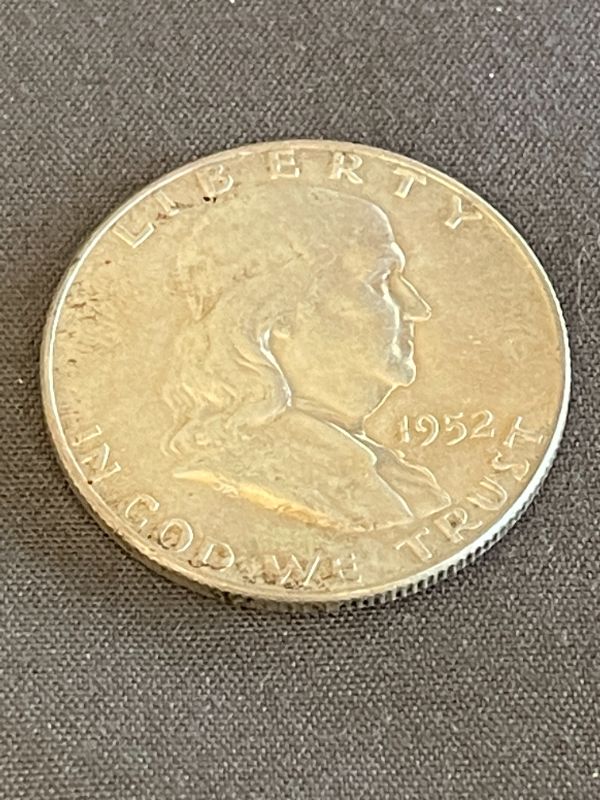 Photo 1 of 1952-D UNITED STATES FRANKLIN HALF DOLLAR