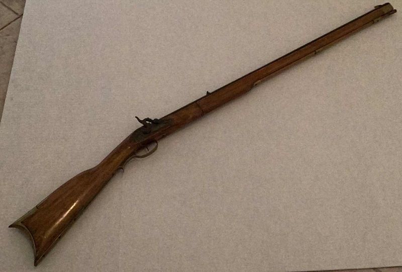 Photo 1 of VINTAGE 50 CALIBER MUSKET REPLICA CONNECTICUT ARMS MADE N SPAIN, ACTION WORKS 48” LONG