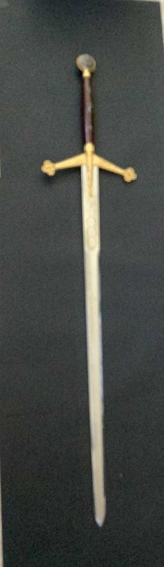 Photo 1 of RARE VINTAGE LARGE METAL FRANKLIN MINT “EXCALIBER” 56” SWORD