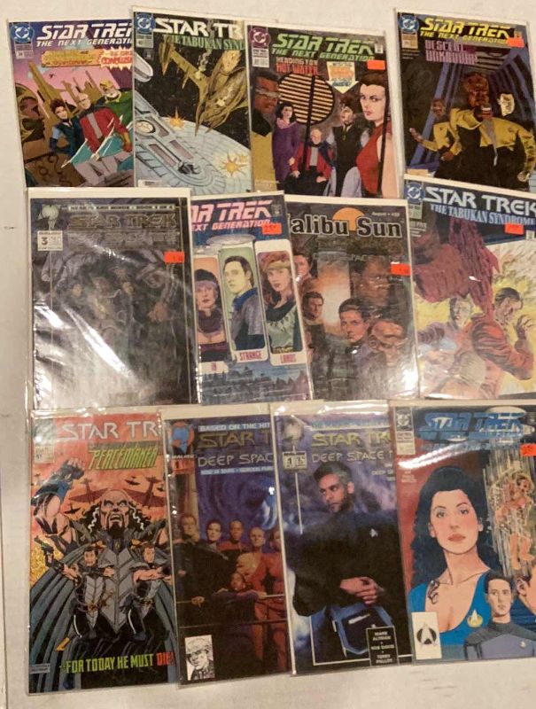 Photo 1 of LOT OF 12 STAR TREK COMICS