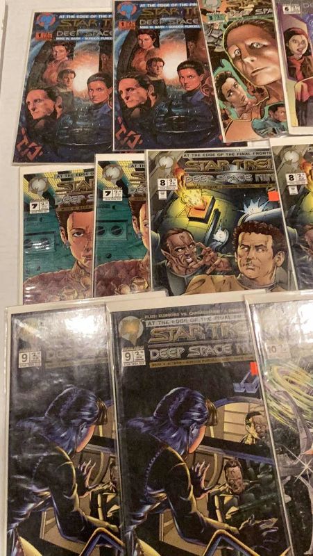 Photo 2 of LOT OF 12 STAR TREK DEEP SPACE NINE COMICS