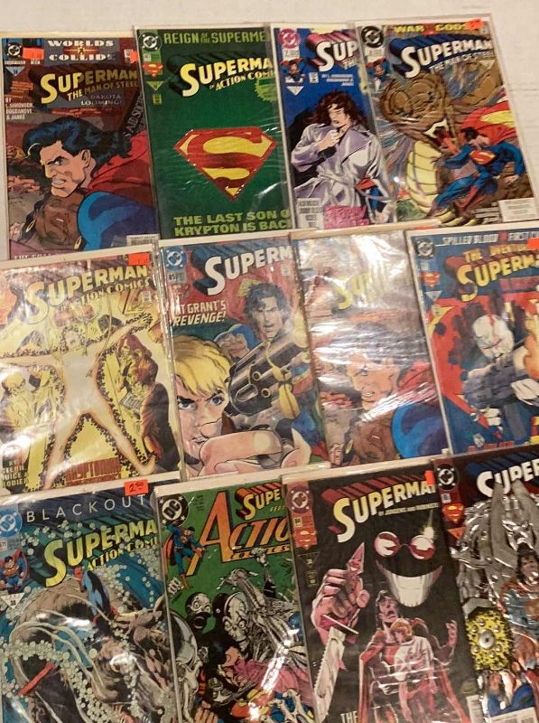 Photo 4 of 12 SUPERMAN COMICS