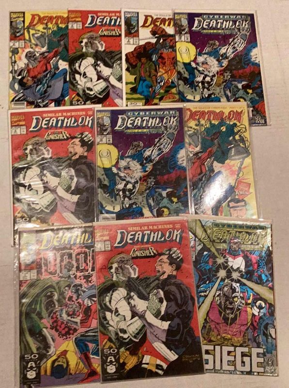 Photo 1 of 10 DEATHLOK COMICS