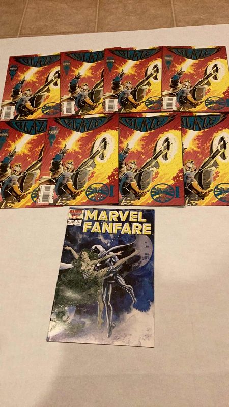 Photo 2 of 8 BLAZE #1’S AND MARVEL FANFARE COMICS