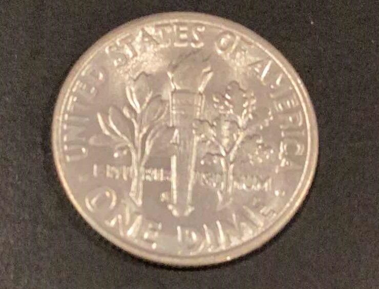 Photo 2 of 1955 S UNITED STATES ROOSEVELT SILVER DIME