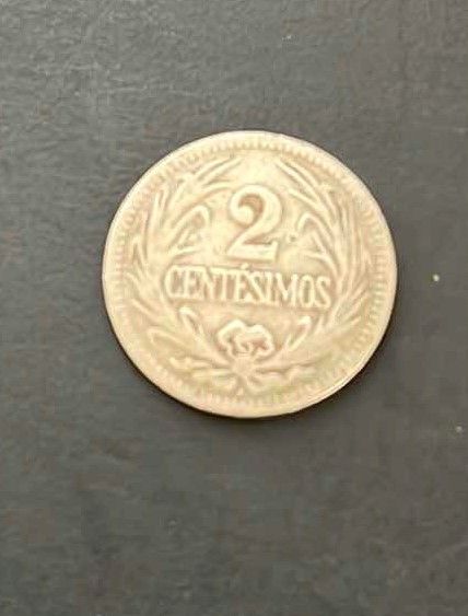 Photo 1 of 1901 URUGUAY 2 CENTIMOS