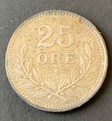 Photo 1 of 1930 SWEDEN 25 ORE 