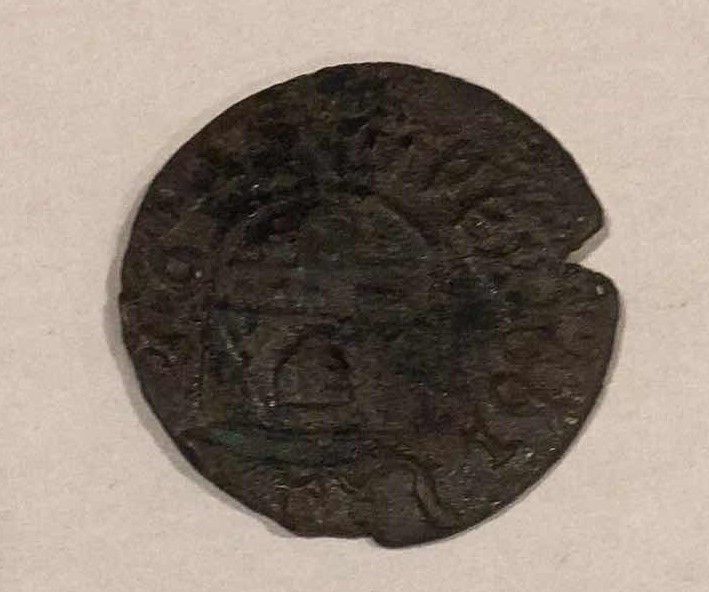 Photo 2 of 1661 SPAIN 8 MARAVEDIS COIN 