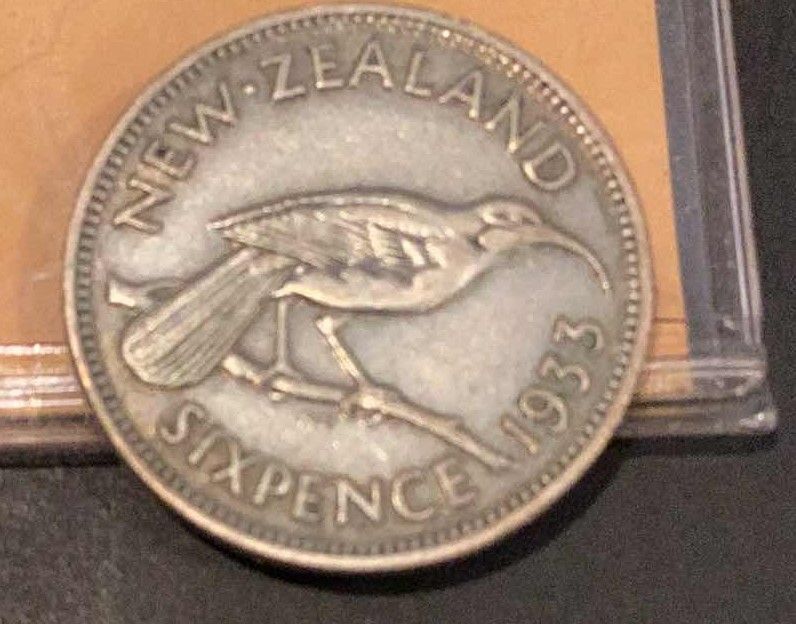 Photo 2 of 1933 NEW ZEALAND 6 PENCE