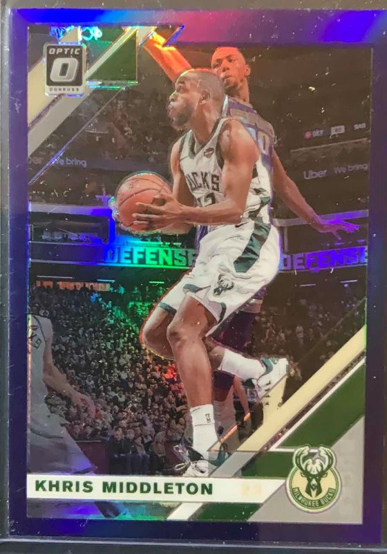 Photo 1 of 2020DONRUSS OPTIC KHRIS MIDDLETON PURPLE PRIZM