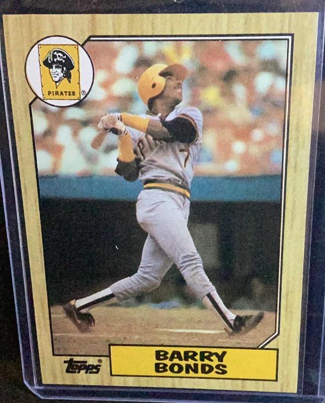 Photo 1 of 1987 BARRY BONDS ROOKIE ERROR CARD #320