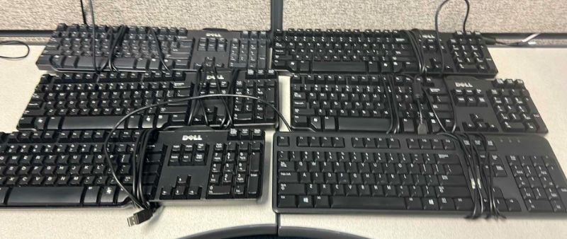 Photo 1 of 6 DELL KEYBOARDS
