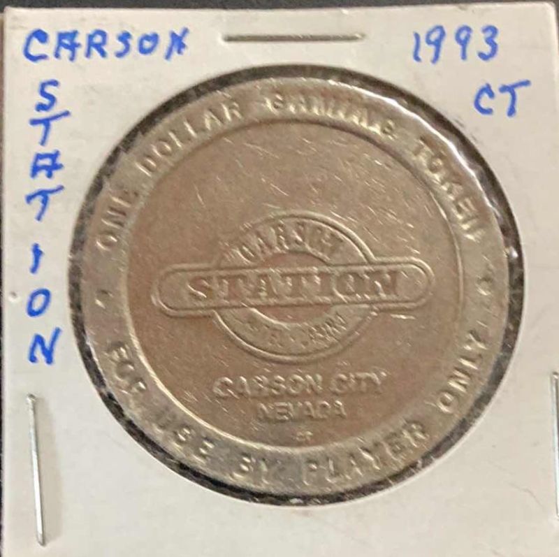 Photo 1 of CARSON STATION 1993 CASINO COIN