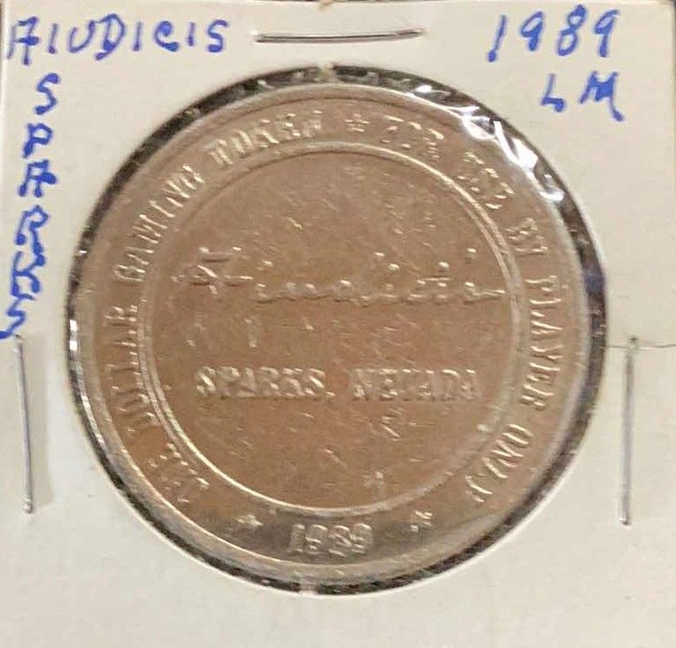 Photo 1 of AUDIES 1989 SPARKS NEVADA CASINO COIN