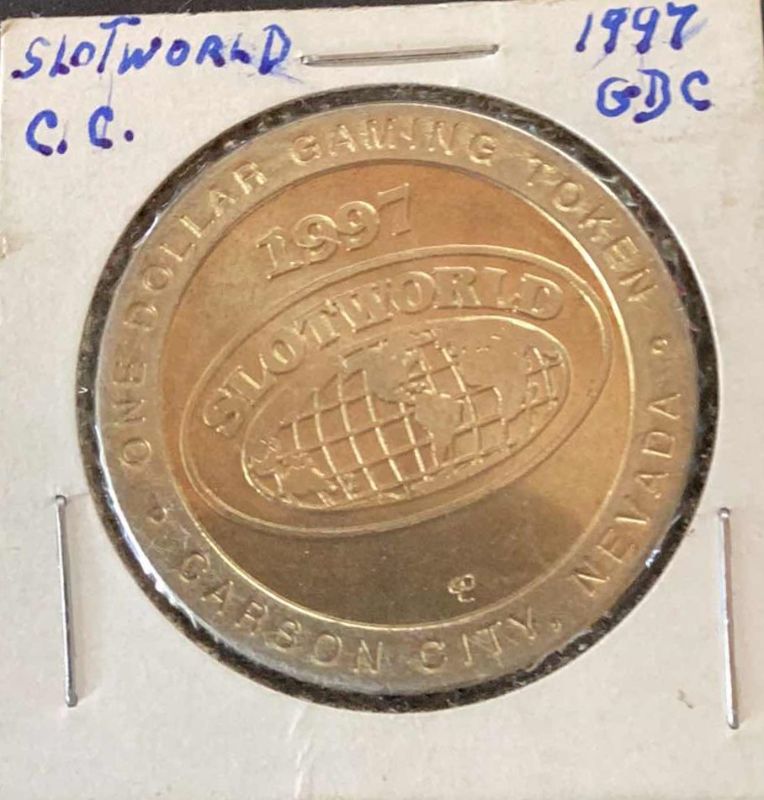 Photo 1 of SLOTWORLD 1997 CASINO COIN
