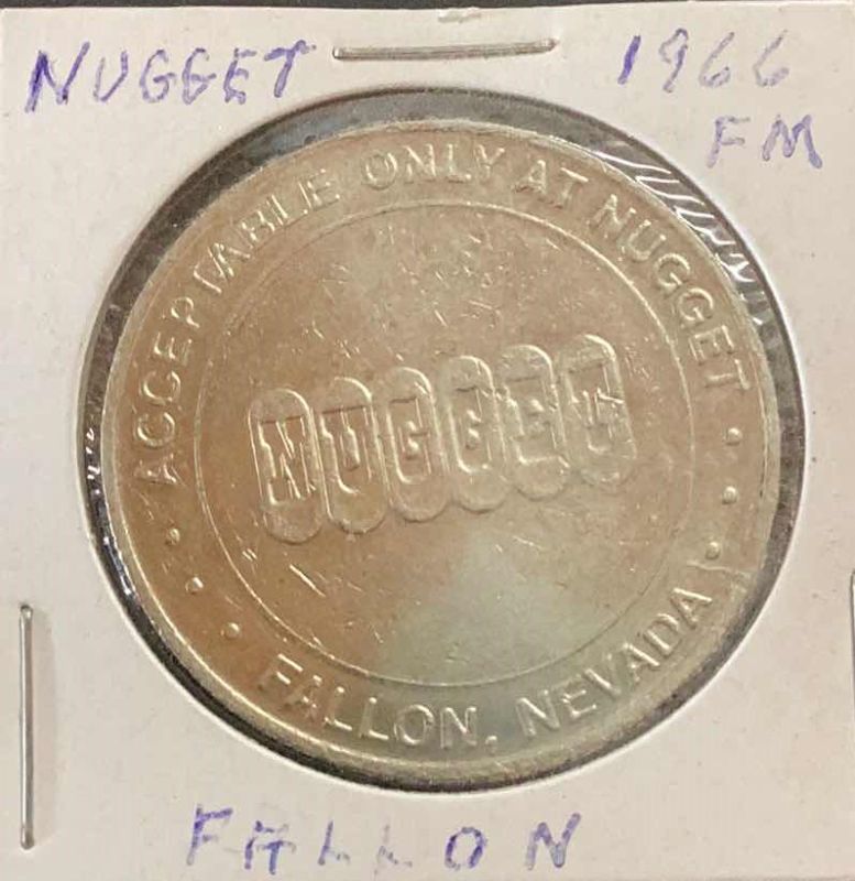 Photo 1 of NUGGET 1966 FALLON CASNO COIN