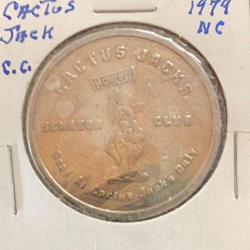 Photo 1 of CACTUS JACK 1974 CASINO COIN