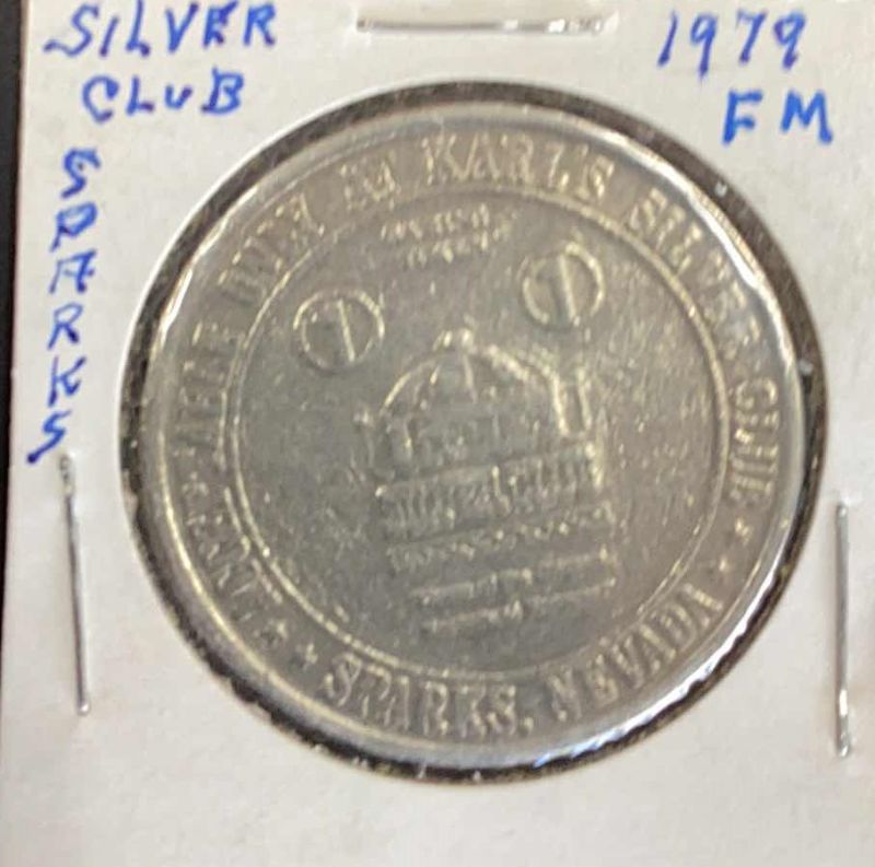 Photo 1 of SILVER CLUB 1979 CASINO COIN