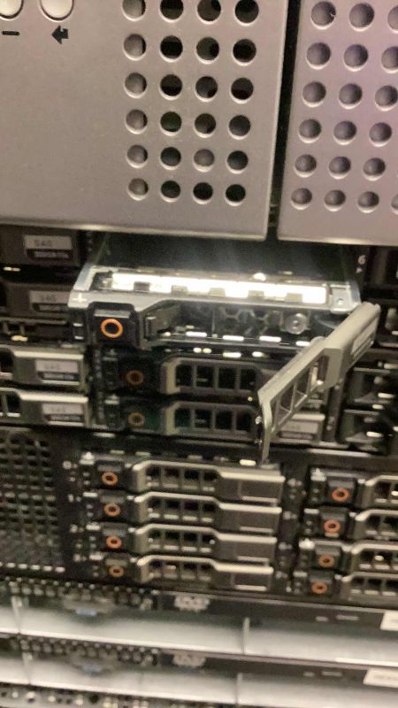 Photo 1 of ONE DELL POWERDGE R620 HARD DRIVES NOT INCLUDED (BUYER TO DISASSEMBLE & REMOVE FROM 2ND STORY OFFICE BUILDING W ELEVATOR)