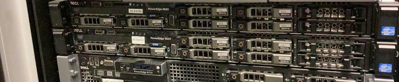 Photo 1 of ONE DELL POWERDGE R620 HARD DRIVES NOT INCLUDED (BUYER TO DISASSEMBLE & REMOVE FROM 2ND STORY OFFICE BUILDING W ELEVATOR)