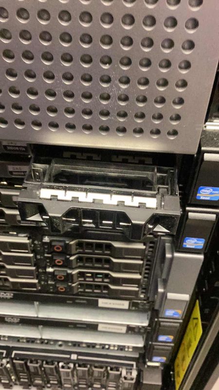 Photo 1 of ONE DELL POWERDGE R620 HARD DRIVES NOT INCLUDED (BUYER TO DISASSEMBLE & REMOVE FROM 2ND STORY OFFICE BUILDING W ELEVATOR)