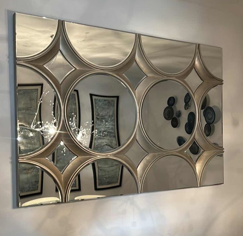 Photo 7 of DESIGNER 3D ABSTRACT HIGH-END WALL MIRROR 70” x 47”