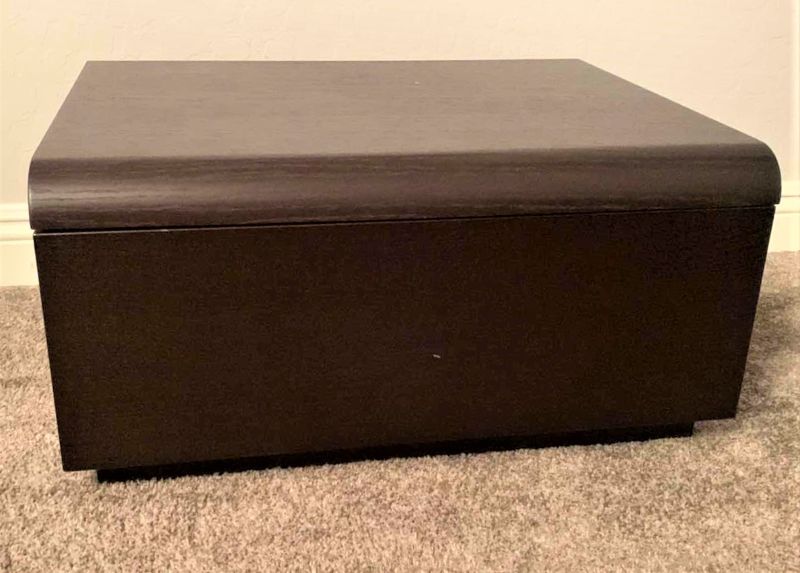 Photo 5 of HIGH-END DARK WOOD SINGLE DRAWER NIGHTSTAND 24.5” x 19” H12”