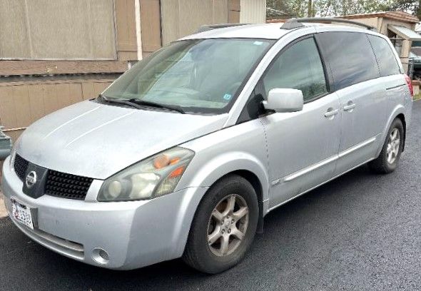Photo 1 of 2006 SILVER NISSAN QUEST 3.5 SL 6 PASSENGER VAN-40,000 MILES-RUNS WELL-NEW CATALYTIC CONVERTER-RECENTLY SERVICE AIR CONDITIONER, SMOG READY (SOLD AS IS, NO REFUNDS OR RETURNS ON VEHICLE SALES).