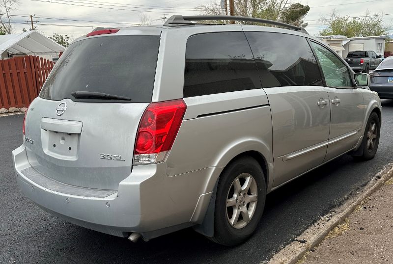 Photo 3 of 2006 SILVER NISSAN QUEST 3.5 SL 6 PASSENGER VAN-40,000 MILES-RUNS WELL-NEW CATALYTIC CONVERTER-RECENTLY SERVICE AIR CONDITIONER, SMOG READY (SOLD AS IS, NO REFUNDS OR RETURNS ON VEHICLE SALES).
