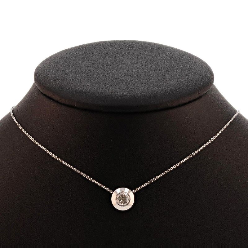 Photo 1 of 14K WHITE GOLD  0.65ct DIAMOND PENDANT/NECKLACE  NK012927
