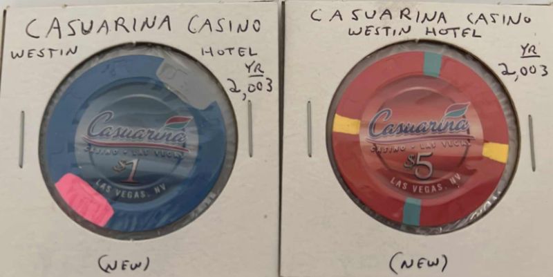 Photo 1 of 2- CASUARINA WESTIN HOTEL CASINO CHIPS