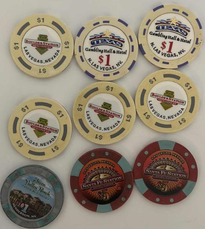 Photo 1 of 9-STATION CASINO’S CASINO CHIPS