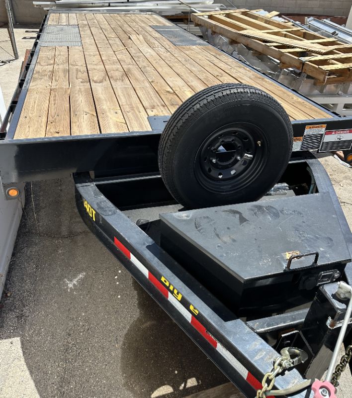 Photo 3 of 2020 "BIG TEX FLATBED HEAVY DUTY OVER-THE-AXLE TILT TRAILER MODEL 140T-24 (SEE NOTES FOR MORE DETAILS AND PREVIEW OPTION)