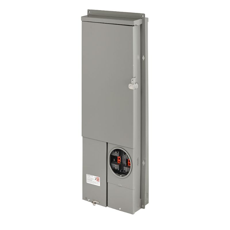 Photo 1 of NEW IN BOX LEVITON 30 Space Outdoor All-In-One Meter Load Center Combo with 200A Main Circuit Breaker, Solar-Ready (LP320-SR)