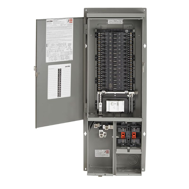 Photo 1 of NEW IN BOX LEVITON 30 Space Outdoor All-In-One Meter Load Center Combo with 200A Main Circuit Breaker, Solar-Ready (LP320-SR)